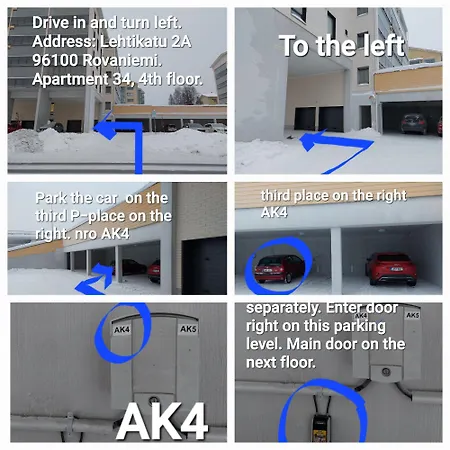 Arctic Aurora Luxury, Lehtikatu 2a 96100 Appartamento